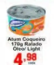 Rossi Supermercado Atum Coqueiro Ralado 170g Oleo/ Light oferta