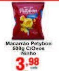 Rossi Supermercado Macarrao Petybon 500g c/ovos Ninho oferta