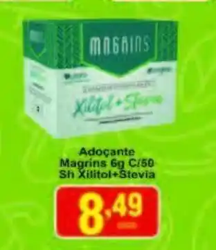 Rossi Supermercado Adoconte Magrins 6g c/50 Sh Xilitol + Stevia oferta