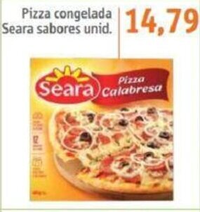 Sonda Pizza Congelada Seara sabores unid. oferta