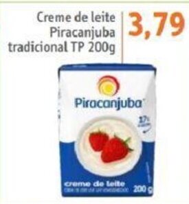 Sonda Creme de Leite Piracanjuba Tradicional tp 200g oferta