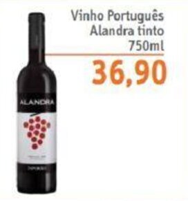 Sonda Vinho Português Alandra Tinto 750ml oferta