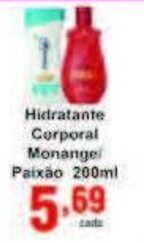 Rossi Supermercado Hidratante Corporal Monange/ Paixao 200ml oferta