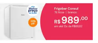 Frigobar Consul 76L