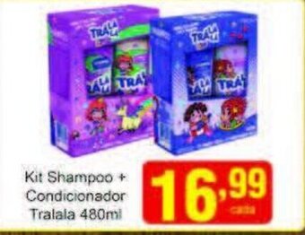Rossi Supermercado Kit Shampoo + Condicionador Tralala 480ml oferta
