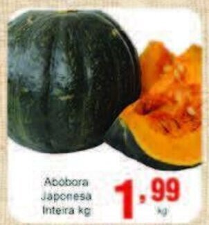 Rossi Supermercado Abobora Japonesa Inteira 1kg oferta
