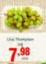 Rossi Supermercado Uva Thompson bdj oferta