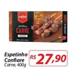 Nacional Espetinho Confiare 400g oferta