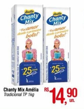 Fort Atacadista Chanty Mix Amélia 1L oferta