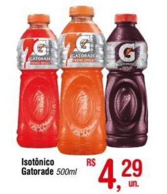 Fort Atacadista Isotônico Gatorade 500ml oferta