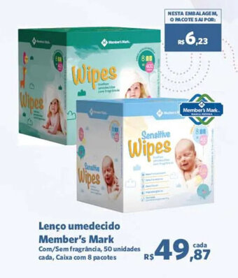 Sam's Club Lenço Umedecido Member's Mark oferta
