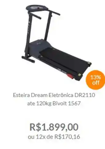 Esteira Dream Electronica DR2110