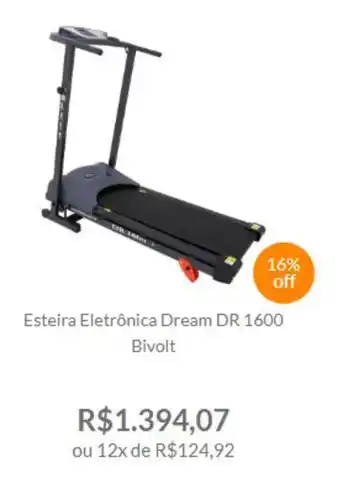 Esteira Electronica Dream DR 1600