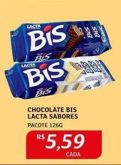 Assaí Atacadista Chocolate bis lacta sabores oferta