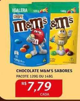 Assaí Atacadista Chocolate m&m's sabores oferta
