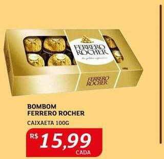 Assaí Atacadista Bombom ferrero rocher oferta