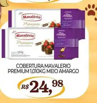 Mercadão Atacadista Cobertura mavalerio premium 1.010kg meio amargo oferta