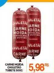 Carne moida chuletao tubete
