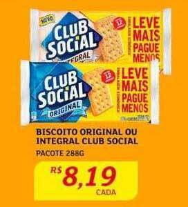 Assaí Atacadista Biscoito original ou integral club social oferta