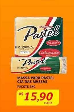 Assaí Atacadista Massa para pastel cia das massas oferta