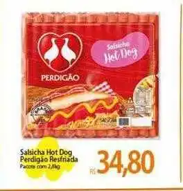 Atacadão Salsicha hot dog perdigão resfriada oferta