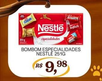 Mercadão Atacadista Bombom especialidades nestlé oferta