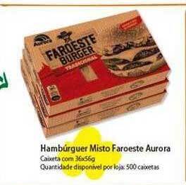 Atacadão Hambúrguer misto faroeste aurora oferta