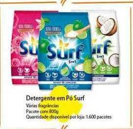 Detergente em pó surf