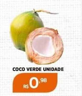 Pinheiro Supermercado Coco verde unidade oferta