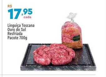 Supper Rissul Linguiça toscana ouro do sul resfriada pacote oferta