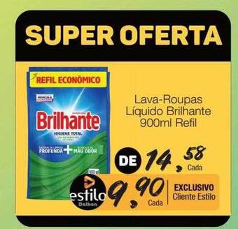Lava-roupas líquido brilhante refil
