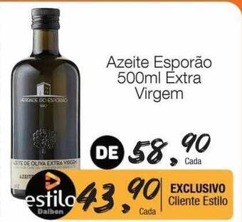 Supermercado Dalben Azeite esporão 500ml extra virgem oferta