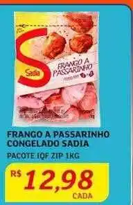 Assaí Atacadista Frango a passarinho congelado sadia oferta