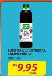 Assaí Atacadista Suco de uva integral campo largo oferta