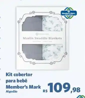 Sam's Club Kit Cobertor para bebê Member's Mark oferta