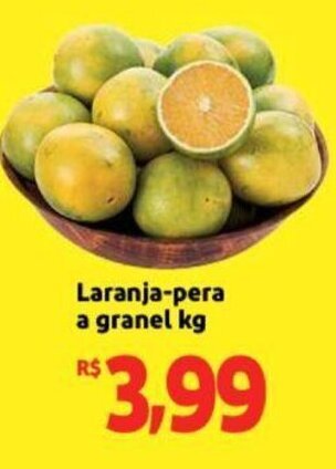 Extra Supermercado Laranja Pera a granel 1kg oferta