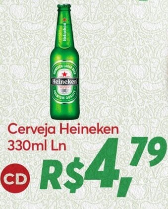 DB Supermercados Cerveja Heineken 330ml oferta