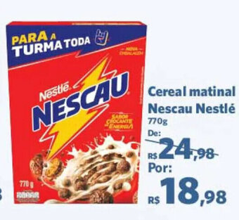 Sam's Club Cereal Matinal Nescau Nestlé 770g oferta