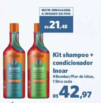 Sam's Club Kit Shampoo + Condicionador Inoar 1L oferta