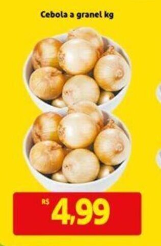 Extra Supermercado Cebola a granel 1kg oferta