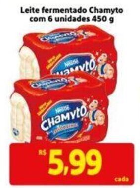 Leite Fermentado Chamyto com 6 unidades 450g