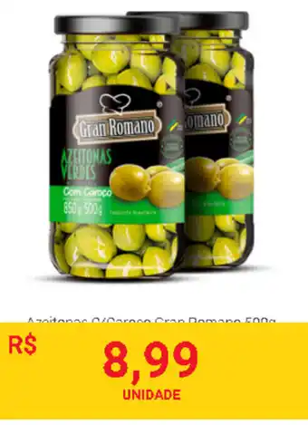 Azeitonas verdes Gran Romano 500g
