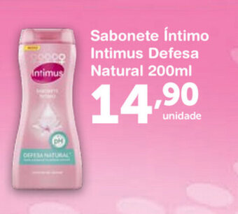 Roldão Sabonete Intimo Intimus Defesa Natural 200ml oferta