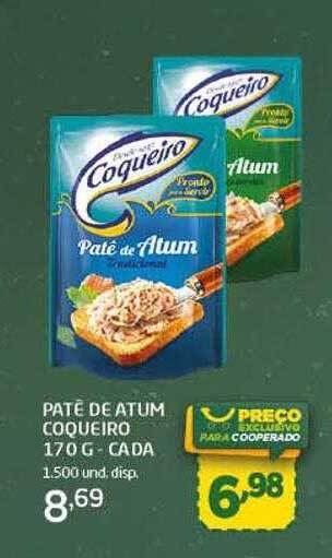 Cooper Patê de atum coqueiro oferta