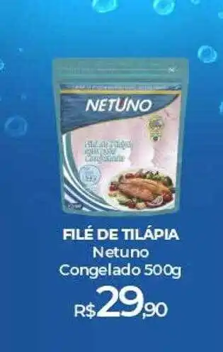 Peg Pese Filé de tilápia netuno congelado oferta