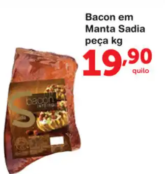Roldão Bacon em Manta Sadia peca 1kg oferta
