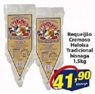 Requeijão Cremoso Heloisa Tradicional Bisnaga 1.5kg