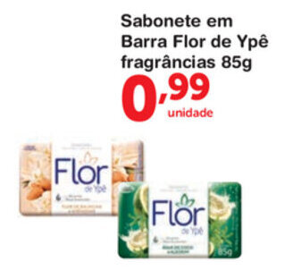 Roldão Sabonete em Barra Flor de Ype fragrancias 85g oferta
