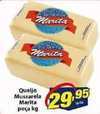 Vencedor Atacadista Queijo Mussarela Marita peça 1kg oferta