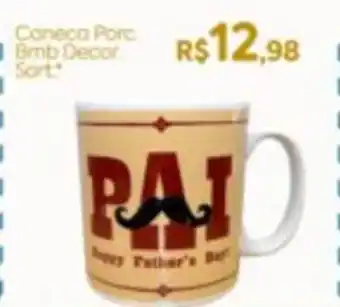 Master Supermercados Caneca Porc. Bmb Decor Sort oferta